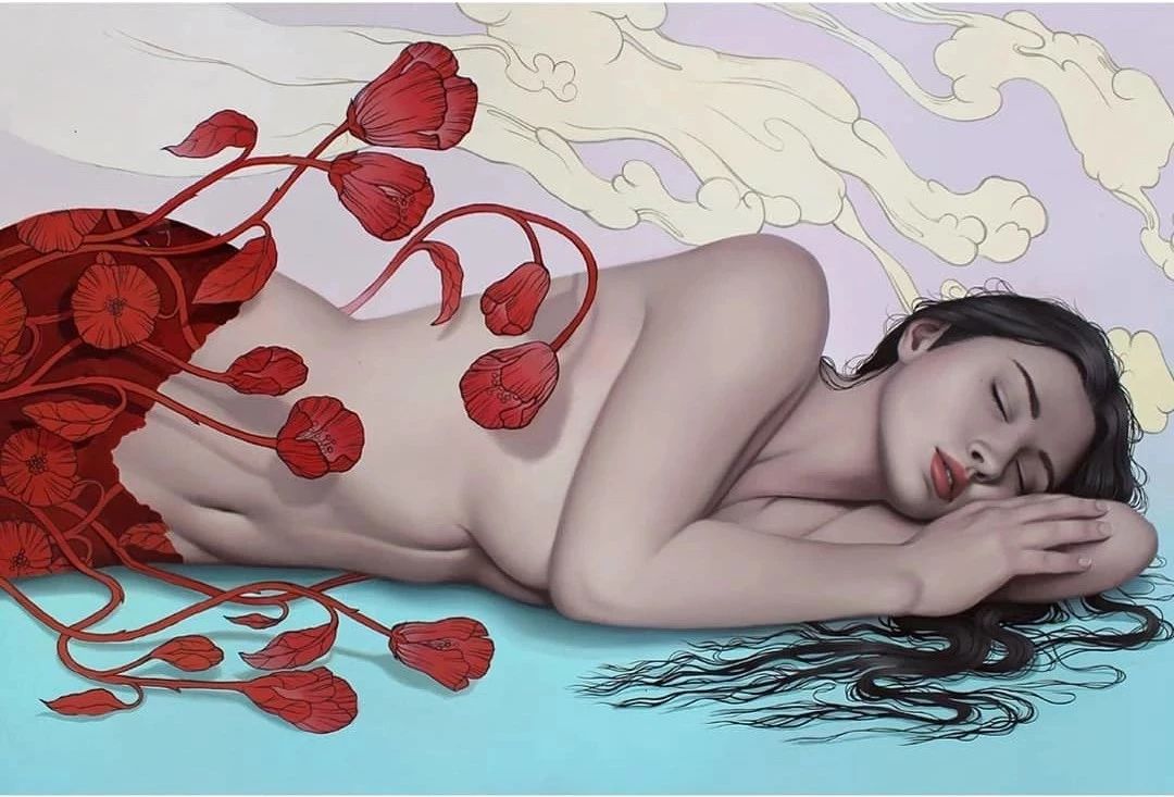 肖像插畫遇上植物花卉，碰撞出不一樣的火花！