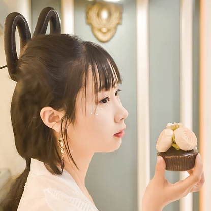 清新可愛小女孩女生頭像，唯美古風真人頭像