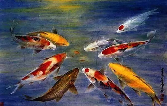 超逼真的詩(shī)意國(guó)畫魚(yú)：令人驚嘆的如魚(yú)得水