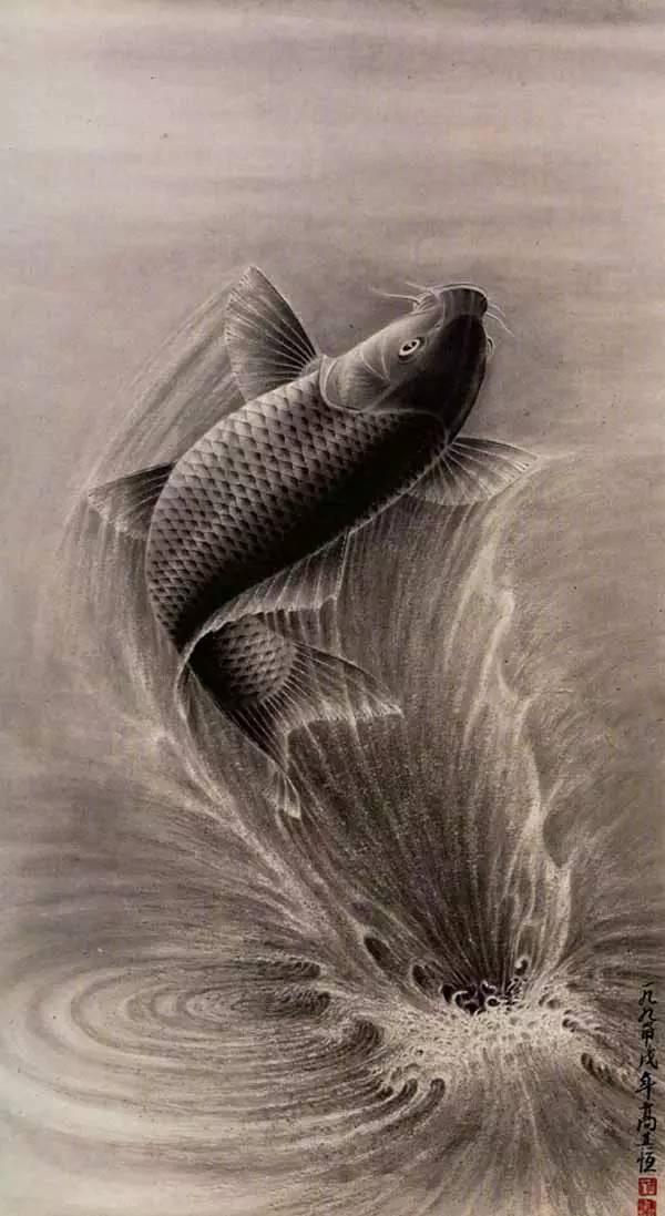 超逼真的詩意國畫魚：令人驚嘆的如魚得水