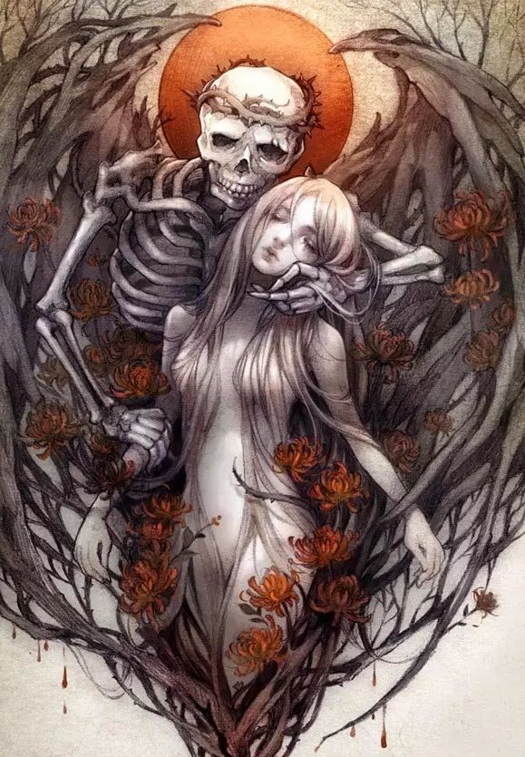 風(fēng)格唯美獨特的插畫：浮生如夢