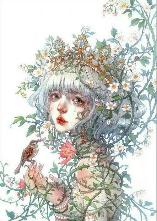 風(fēng)格唯美獨(dú)特的插畫：浮生如夢