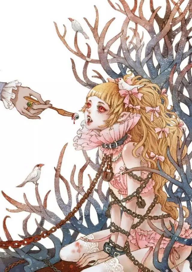 風(fēng)格唯美獨(dú)特的插畫：浮生如夢