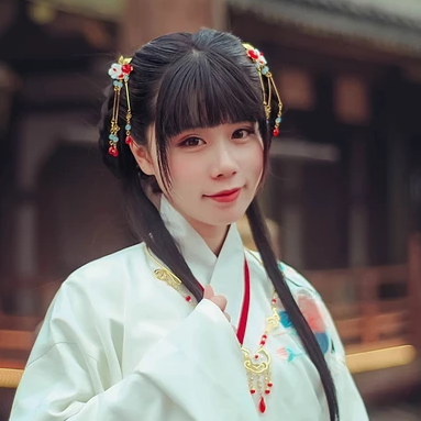 古典可愛女生頭像，唯美古風真人頭像