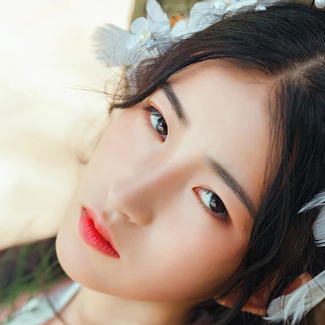 輕舞霓海神之女頭像，唯美古風(fēng)真人頭像