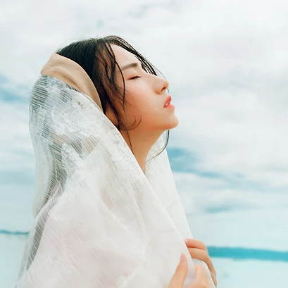 輕舞霓海神之女頭像，唯美古風(fēng)真人頭像