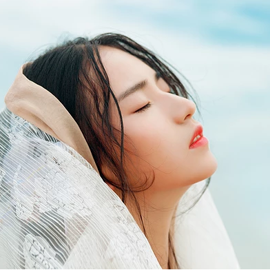 輕舞霓海神之女頭像，唯美古風(fēng)真人頭像