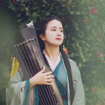 夢花期小清新女生頭像，唯美古風真人頭像