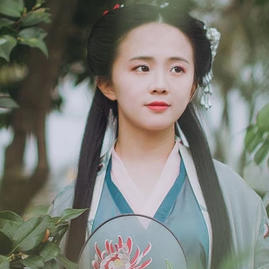 夢花期小清新女生頭像，唯美古風真人頭像