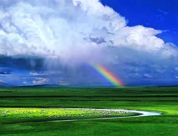 如詩如畫的草原意境，唯美風(fēng)景圖片！