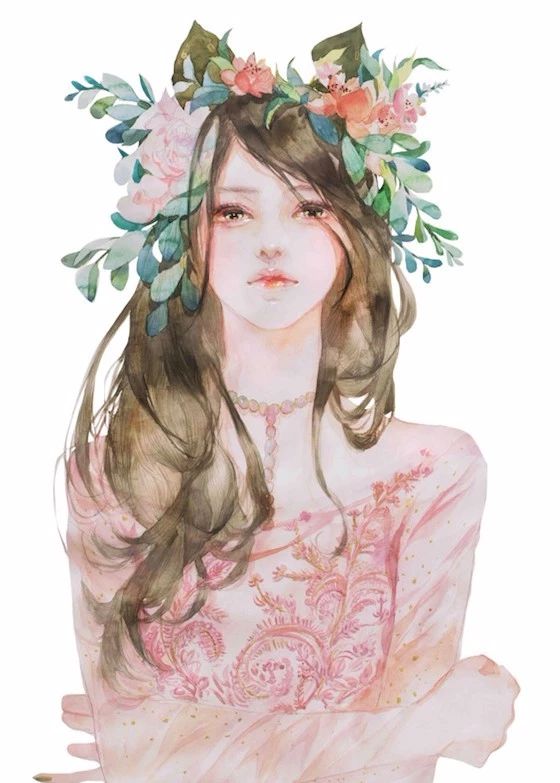 驚艷水彩插畫之美，獨(dú)特畫風(fēng)不一樣的美