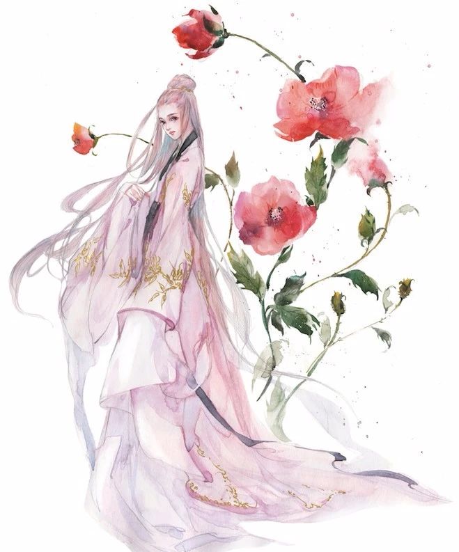 驚艷水彩插畫之美，獨(dú)特畫風(fēng)不一樣的美