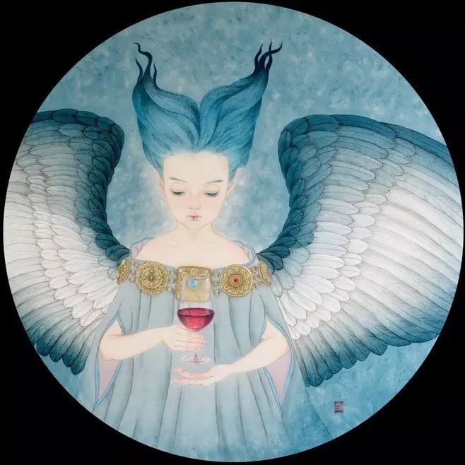 古風詩意手繪插畫：一場風花雪月任飄搖美！