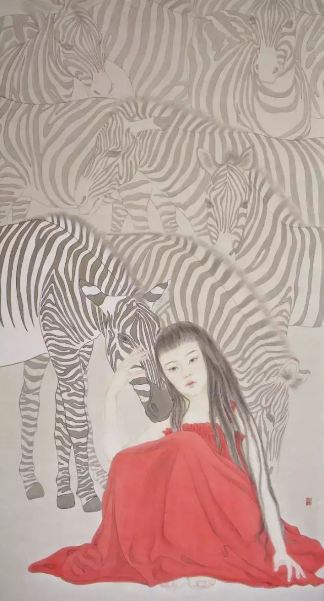 古風(fēng)詩(shī)意手繪插畫(huà)：一場(chǎng)風(fēng)花雪月任飄搖美！