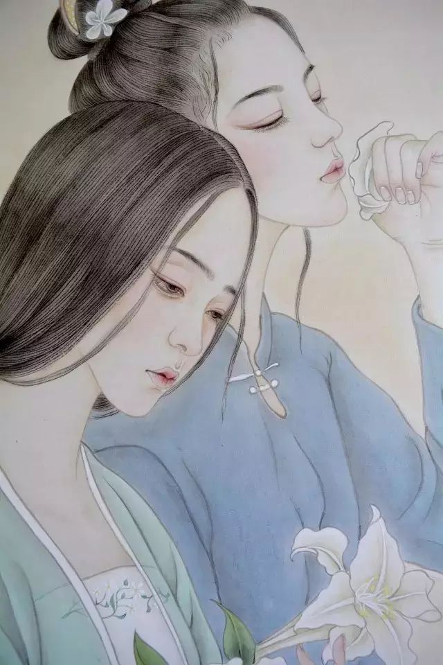 古風(fēng)詩意手繪插畫：一場風(fēng)花雪月任飄搖美！