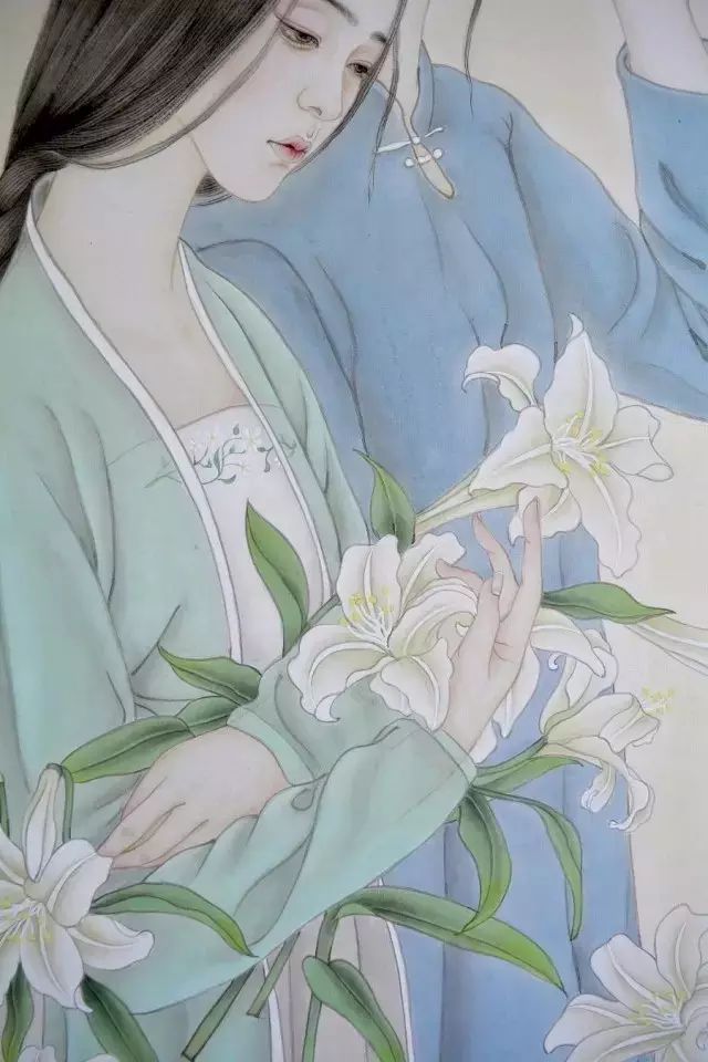 古風(fēng)詩意手繪插畫：一場風(fēng)花雪月任飄搖美！