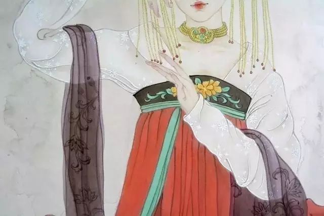 古風(fēng)詩(shī)意手繪插畫：一場(chǎng)風(fēng)花雪月任飄搖美！