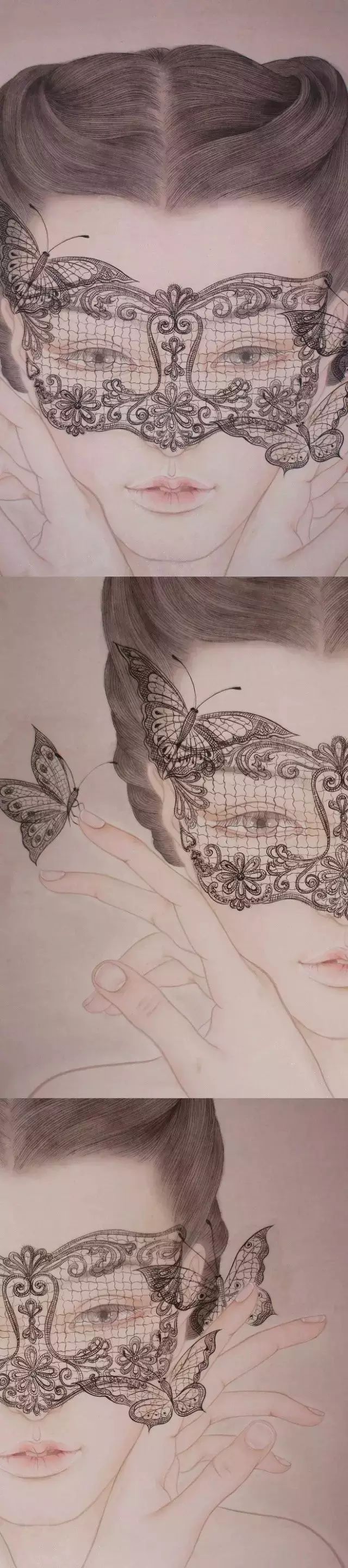 古風(fēng)詩(shī)意手繪插畫：一場(chǎng)風(fēng)花雪月任飄搖美！