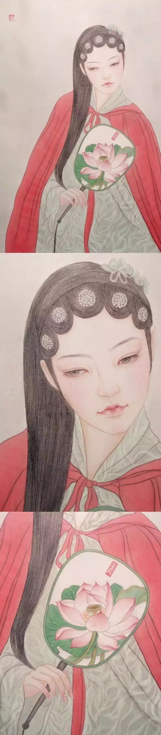 古風(fēng)詩意手繪插畫：一場風(fēng)花雪月任飄搖美！