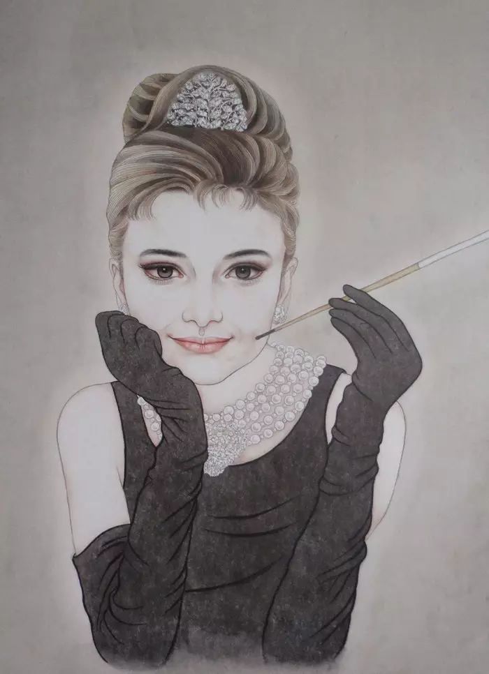 古風(fēng)詩(shī)意手繪插畫(huà)：一場(chǎng)風(fēng)花雪月任飄搖美！