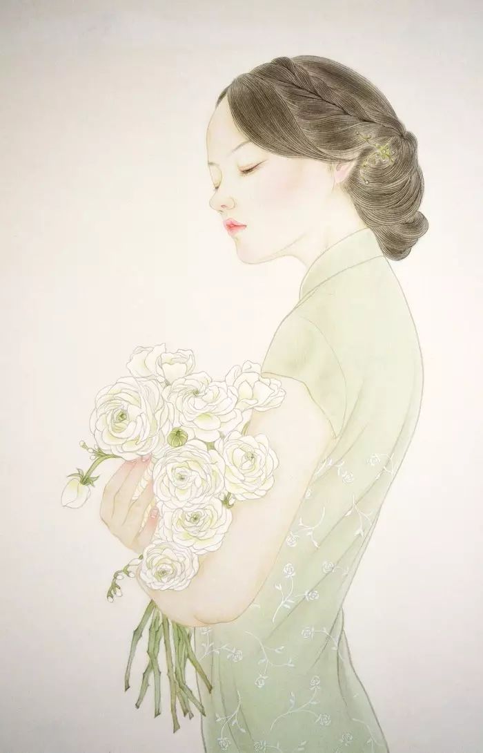 古風(fēng)詩意手繪插畫：一場風(fēng)花雪月任飄搖美！