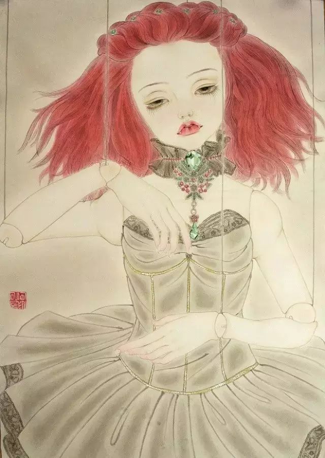 古風(fēng)詩(shī)意手繪插畫：一場(chǎng)風(fēng)花雪月任飄搖美！