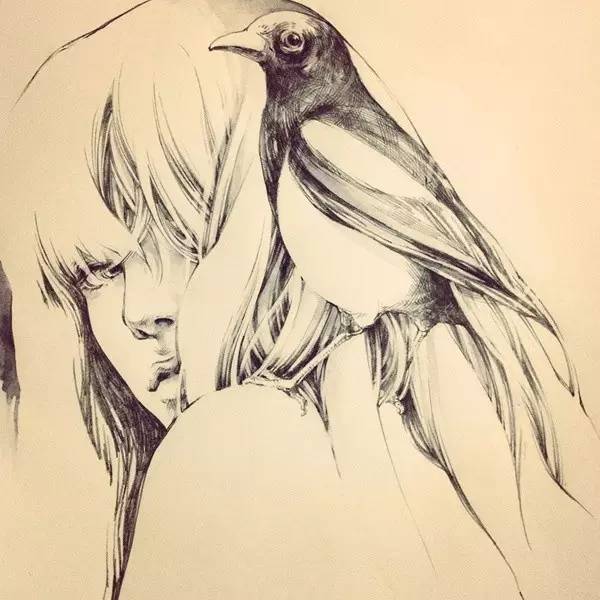 50幅人物速寫手繪插畫：感受時(shí)尚奇妙意境