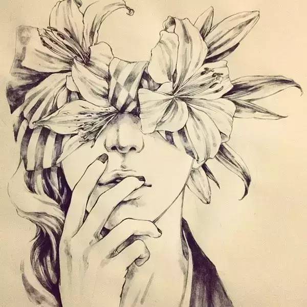 50幅人物速寫手繪插畫：感受時(shí)尚奇妙意境