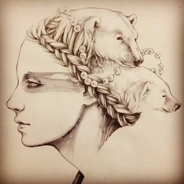 50幅人物速寫手繪插畫：感受時(shí)尚奇妙意境