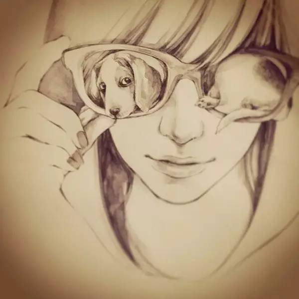 50幅人物速寫手繪插畫：感受時(shí)尚奇妙意境