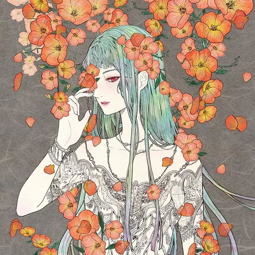 好美的水彩插畫，夢(mèng)幻奇妙的插畫設(shè)計(jì)