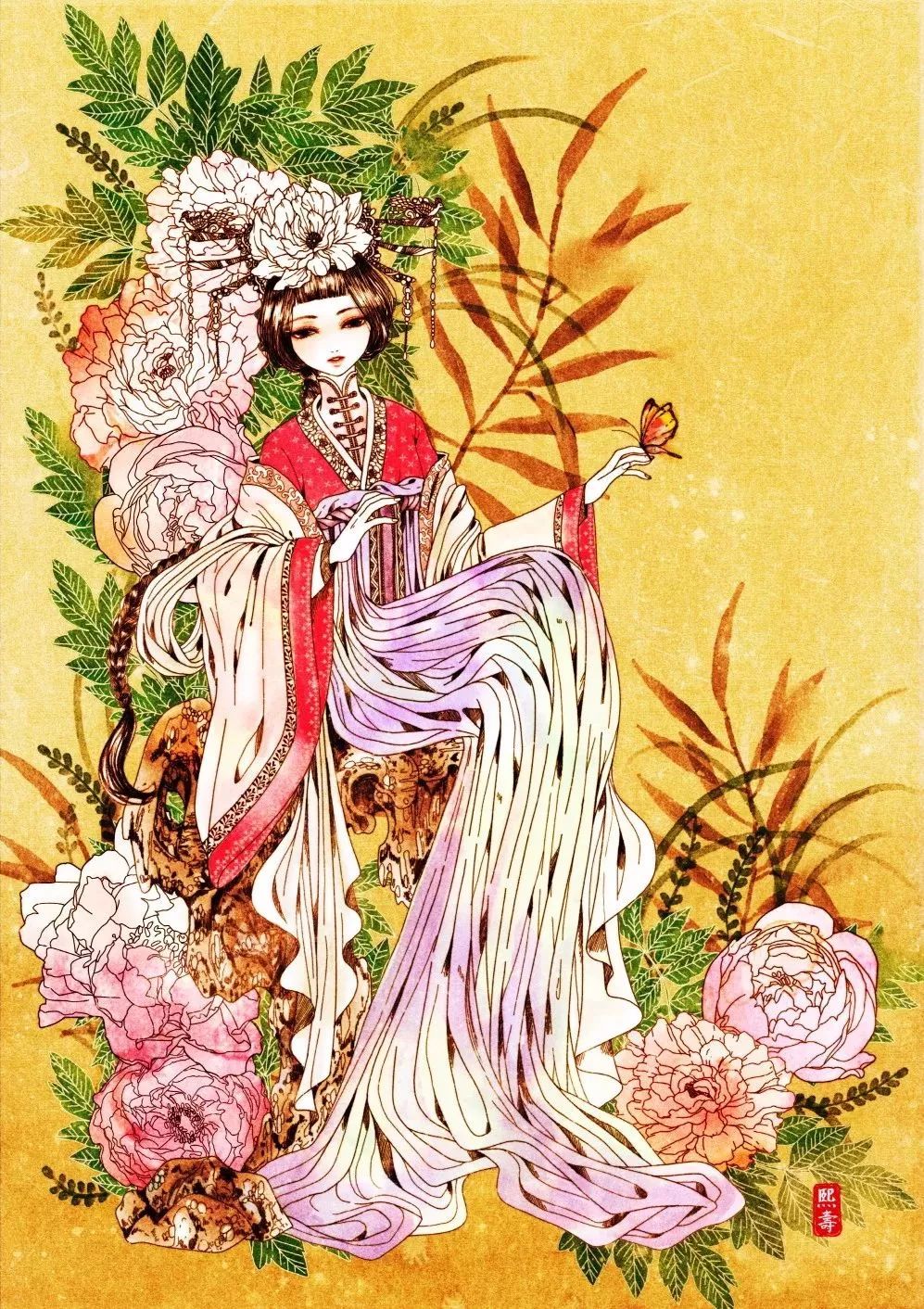 好美的水彩插畫，夢(mèng)幻奇妙的插畫設(shè)計(jì)