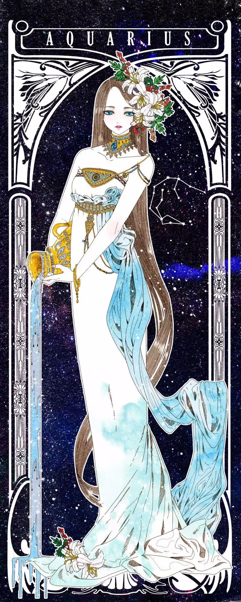 好美的水彩插畫，夢(mèng)幻奇妙的插畫設(shè)計(jì)