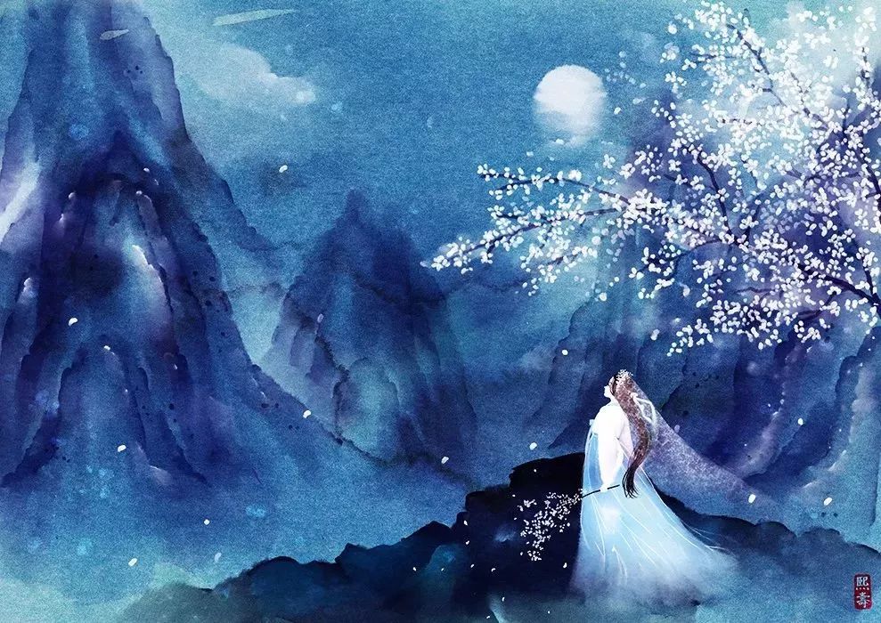好美的水彩插畫，夢幻奇妙的插畫設(shè)計