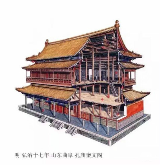 精辟的中國(guó)古建筑內(nèi)部結(jié)構(gòu)圖，值得收藏！