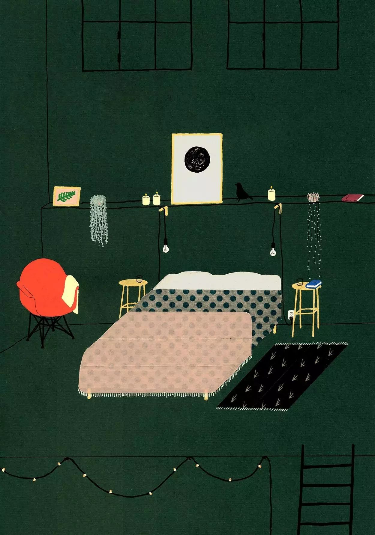 簡(jiǎn)約小插畫，簡(jiǎn)單小日子