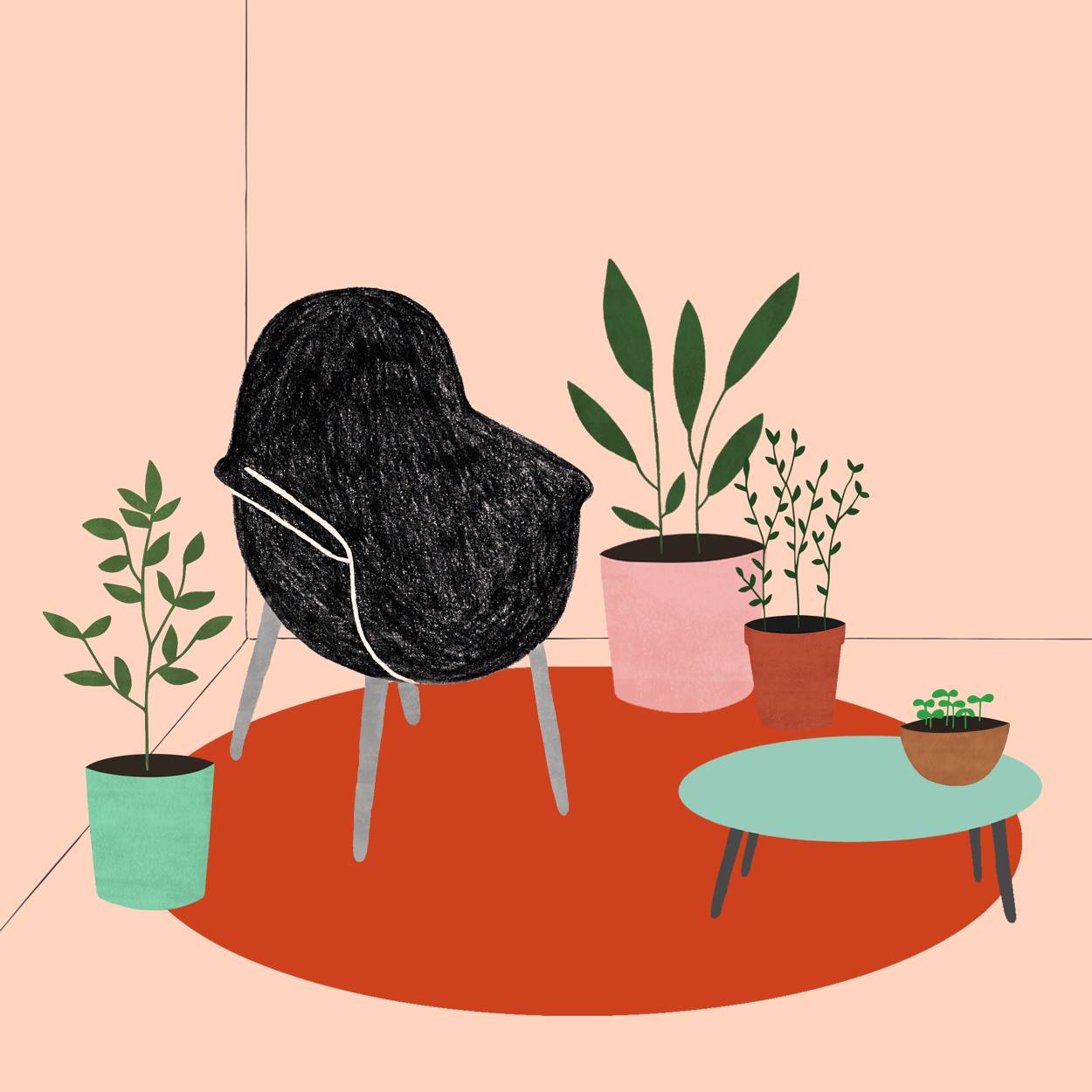 簡(jiǎn)約小插畫(huà)，簡(jiǎn)單小日子