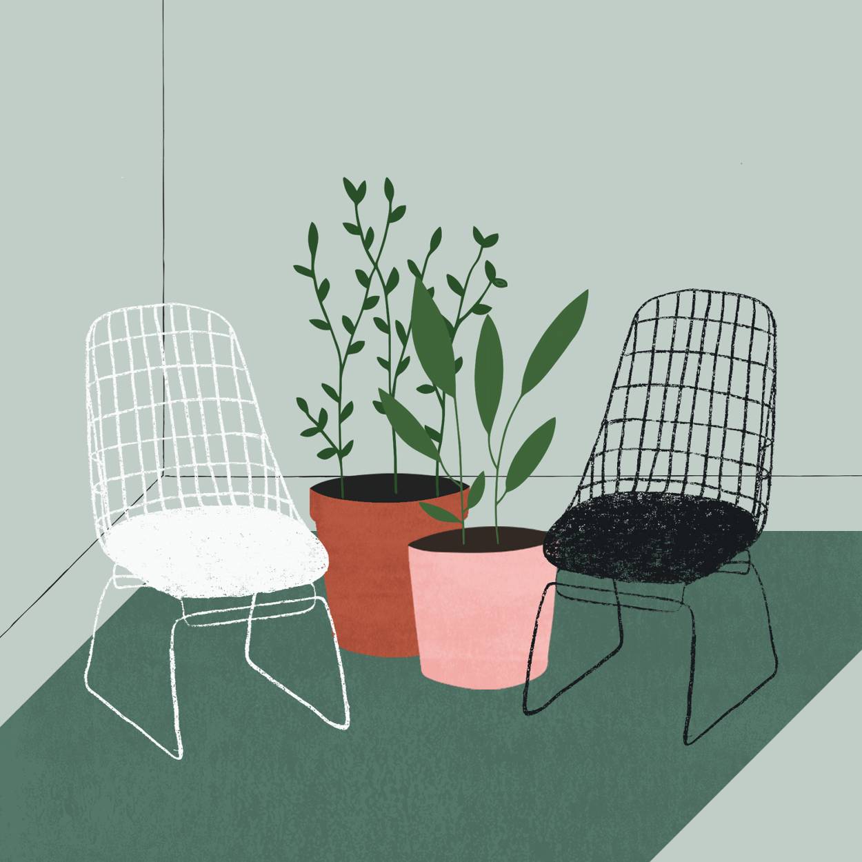 簡(jiǎn)約小插畫，簡(jiǎn)單小日子