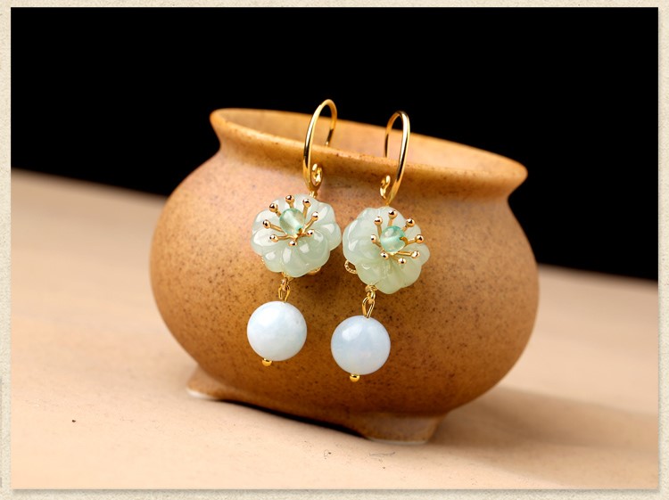 氣質冷淡古風耳環(huán)：風上云耳環(huán)首飾