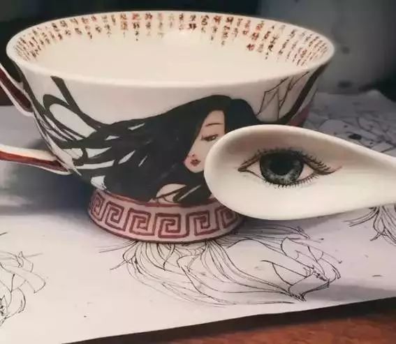 自帶仙氣的手繪插畫，古典與現(xiàn)代的巧妙結(jié)合