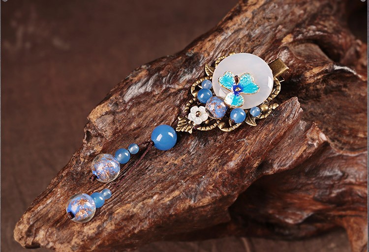 清水怡香發(fā)夾:古典古風(fēng)魚嘴發(fā)夾頭飾