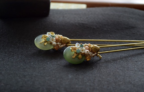 古典頭飾發(fā)簪，你如此優(yōu)雅