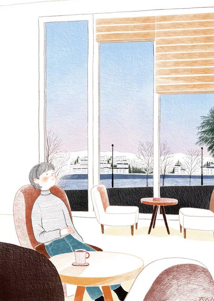 一組小清新彩鉛插畫，唯美的色彩世界!