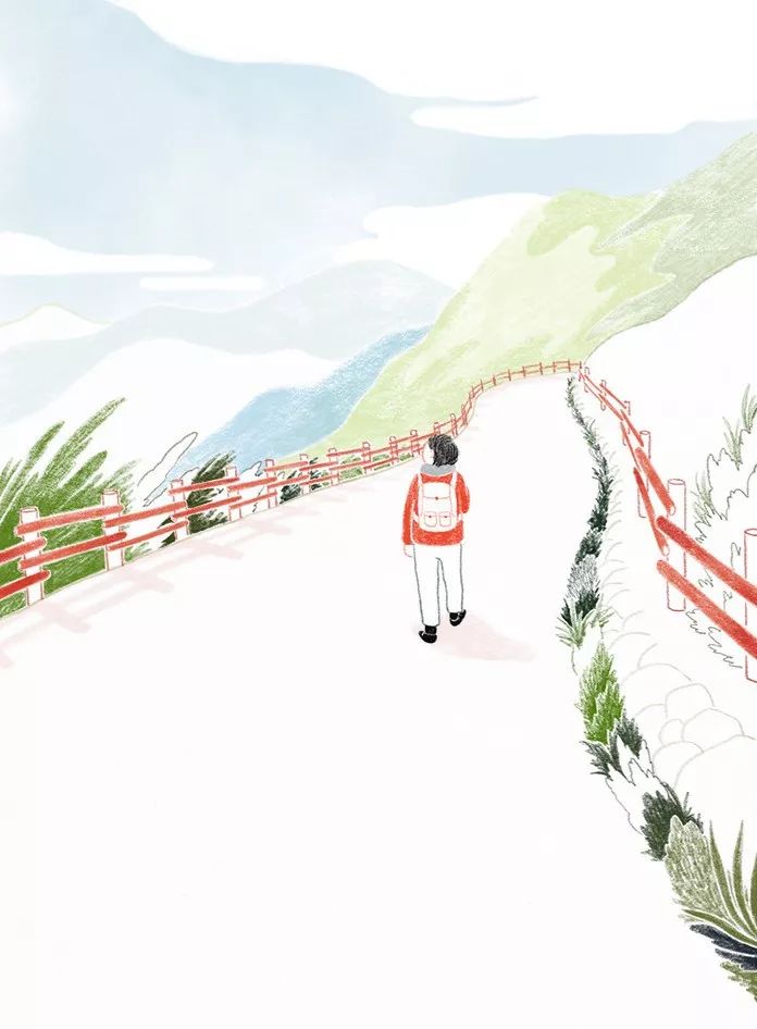 一組小清新彩鉛插畫，唯美的色彩世界!