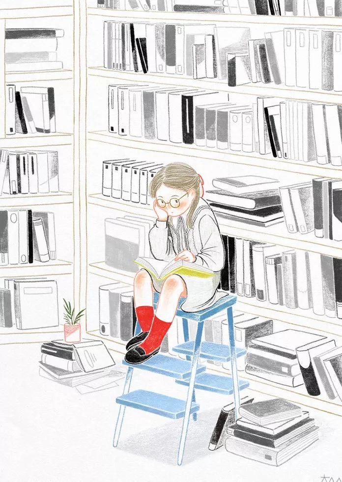 一組小清新彩鉛插畫，唯美的色彩世界!