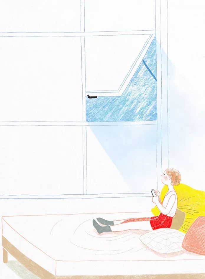 一組小清新彩鉛插畫，唯美的色彩世界!