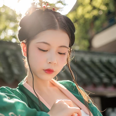 美人凄兮女生頭像，唯美古風(fēng)真人頭像