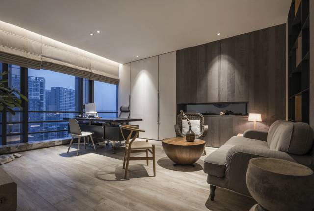 三款禪意辦公室裝修設(shè)計，中式很美！