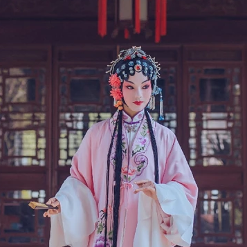 一組京劇戲曲花旦頭像，唯美古風(fēng)真人頭像