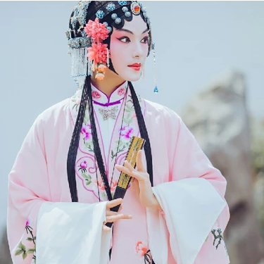 一組京劇戲曲花旦頭像，唯美古風(fēng)真人頭像